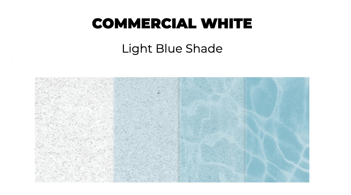commercial white shade