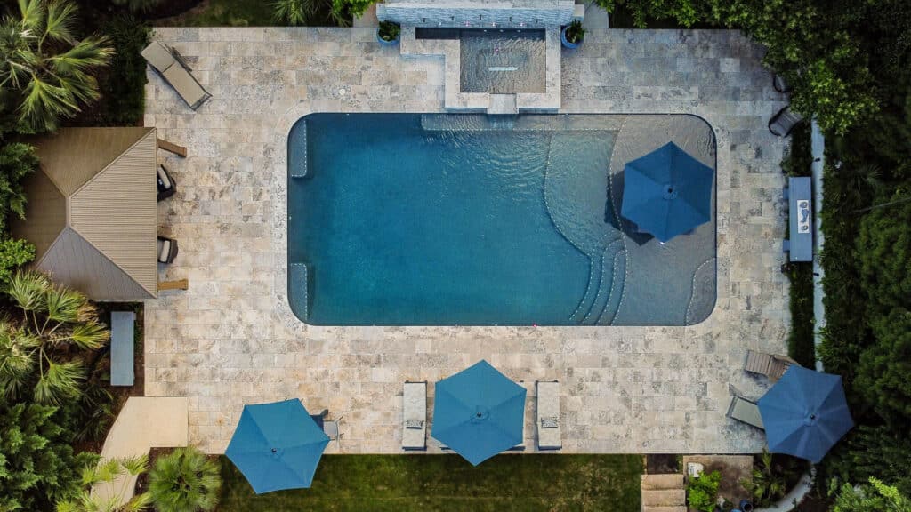 Elegant Custom Designed Pool Genco Pools & Spas Upstate SC