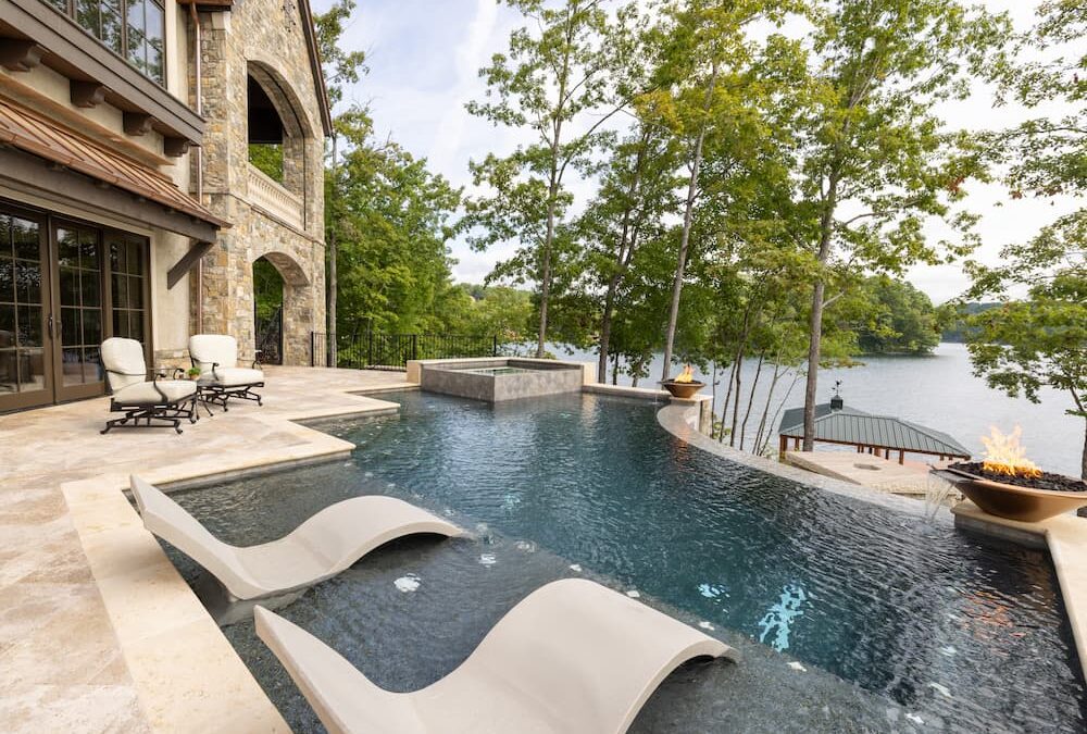 Testing swimming pool water quality and chemical balance for safe residential swimming in Upstate SC