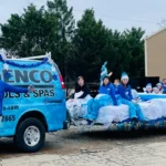 Genco Pools & Spas at Simpsonville, SC Chrismas parade 2025