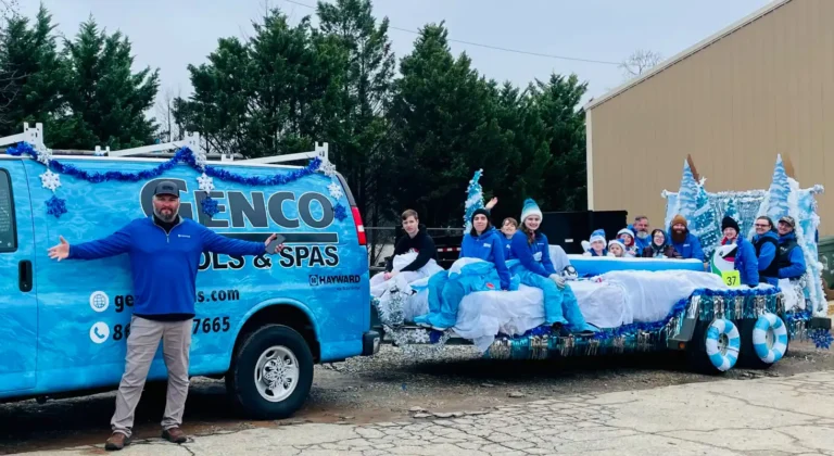 Genco Pools & Spas at Simpsonville, SC Chrismas parade 2025